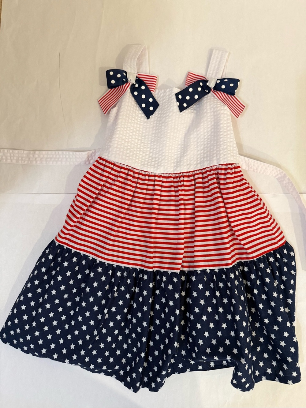 Girls' Bonnie Jean Patriotic Sundress size 4